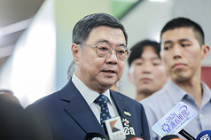 行政院長卓榮泰23日表示，政府重視均衡台灣各項提議，但目前中部規劃聚焦中興新村活化及台中機場發展，尚未討論行政機關遷移。資料照片。