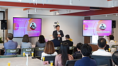 國發會主委葉俊顯宣布Startup Island TAIWAN東京基地擴大營運。（國發會提供）