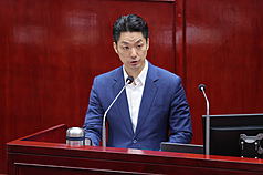 台北市長蔣萬安28日上午率台北市政府局處首長列席議會專案報告。