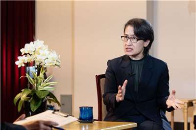 副總統蕭美琴強調台灣建構無人機能力已「刻不容緩」，籲朝野支持行政院提出的可行方案。(楊仁翔 攝)