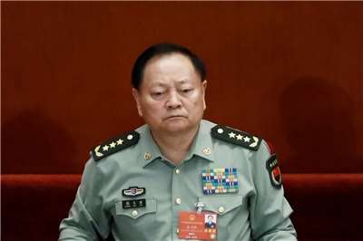 張又俠落馬，被免去中國軍委副主席職務。資料照片。