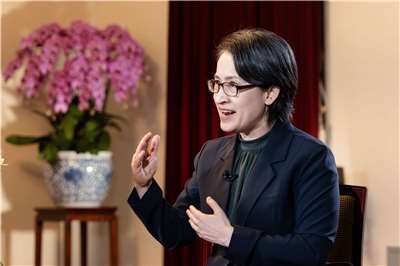 副總統蕭美琴指出，台灣除了具「非紅供應鏈」優勢外，因AI在無人機領域的各項應用加值備受全球期待，台灣正可從中扮演關鍵角色。(楊仁翔 攝)
