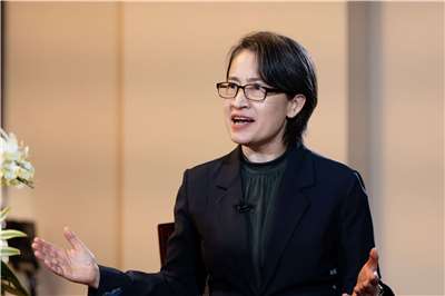 副總統蕭美琴指出，台灣無人機產業雖起步較晚，尚有技術缺口、法規環境等挑戰，但仍可透過國際合作等方式逐一克服、「彎道超車」，她對產業的發展前景仍具信心。(楊仁翔 攝)