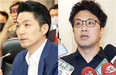 年底選戰逐漸升溫，台北市長蔣萬安(左)、民進黨台北市長參選人沈伯洋(右)雙方就福利政策展開交鋒。資料合成照。(圖：中央社)