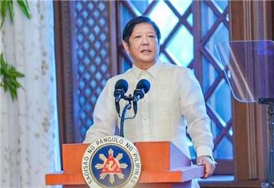 菲律賓總統小馬可仕盼與中國「重設」關係，並持續推進雙方共同油氣探勘。資料照。(X@bongbongmarcos)