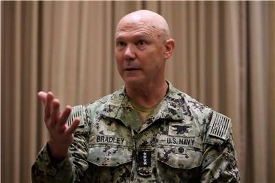 美國特種作戰司令部(U.S. Special Operations Command)司令布萊德雷上將(Adm. Frank Bradley)。(AP/達志影像)