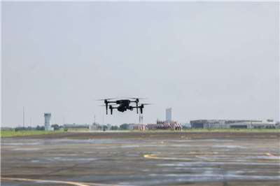 空軍11日模擬敵無人載具襲擾（國防部提供）
