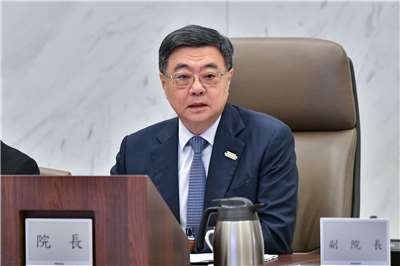 行政院長卓榮泰6日在行政院會中表示，本次演習結合城鎮韌性演習情境，展現國軍聯合作戰能力。圖為行政院長卓榮泰主持行政院會。資料照片(圖：行政院提供)