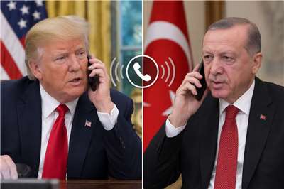 土耳其總統府18日表示，總統艾爾段(Tayyip Erdogan)在一次通話中敦促美國總統川普(Donald Trump)與伊朗進行對話。 (圖:AI生成)