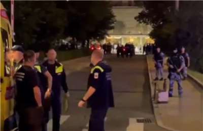 俄羅斯首都莫斯科市中心一間餐廳發生爆炸，至少造成3人死亡，其中包括攜帶炸彈的女子。(X平台/@bayraktar_1love)