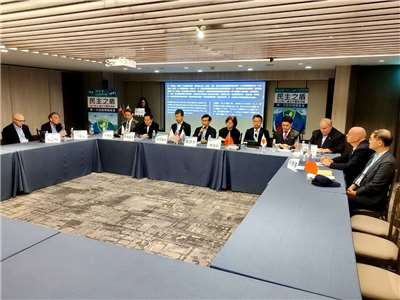 福和會、日本戰略研究論壇(JFSS)舉辦「2026民主之盾台美日三邊合作機制倡議論壇」，9日舉行記者會簡介推演成果 (央廣記者王照坤 攝)
