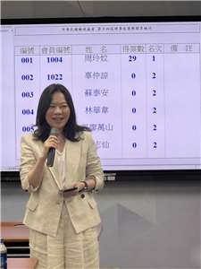 周玲妏成為棒協首任女性理事長。(圖/中華民國棒球協會提供)