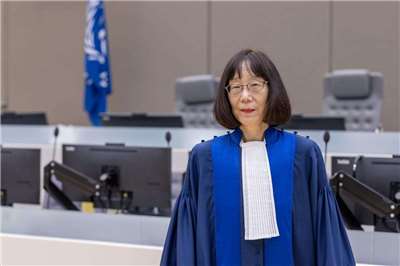 國際刑事法院(ICC)院長赤根智子表示，自己「完全沒有受制裁的理由」。(X@IntlCrimCourt)