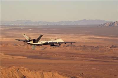 華郵13日報導，美軍在對伊朗的戰事中折損至少45架MQ-9「死神」無人機。示意圖 (圖:美國空軍)