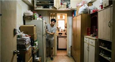 小明香港生存記 – 蝸居(AI示意圖)