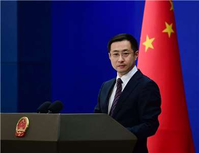 針對美方提出的制裁方案，中國外交部發言人林劍25日在例行記者會上稱，中國與伊朗一向在國際法的框架下合作。資料照片。(FB＠MFA.CHN)
