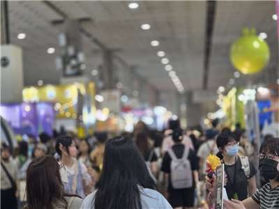 2026台灣文博會品牌商展今天(12日)閉幕，文化部公布成果，商展總交易金額約新台幣16.5億元，創歷史新高。(江昭倫 攝)