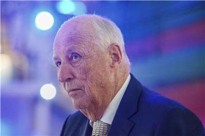 挪威國王哈拉德五世（Harald V）健康狀況惡化。資料照。