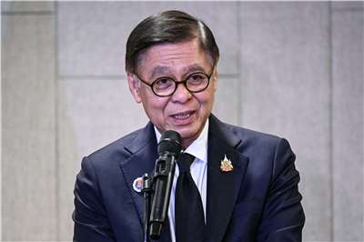 泰國副總理兼外長希哈薩(Sihasak Phuangketkeow)(圖)3日駁斥聯合國人權專家有關泰柬邊境衝突的報告，批評該內容未採納泰方說法，不夠中立且缺乏平衡。(資料照片/AFP)