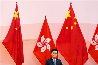 香港行政長官李家超(圖)表示，港人普遍認同香港編制首個五年規劃。資料照。