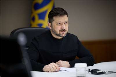 圖為烏克蘭總統澤倫斯基(Volodymyr Zelensky)。(X@ZelenskyyUa)