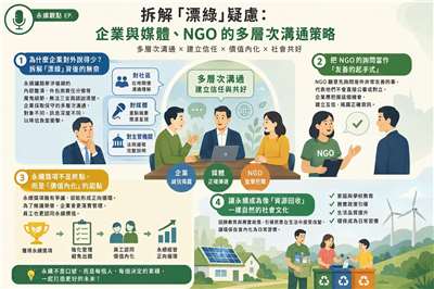 Ai示意圖：反漂綠策略