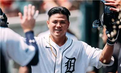 效力MLB底特律老虎隊的「台灣怪力男」李灝宇。（圖／取自底特律老虎官方threads）