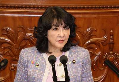 路透報導，日本財務大臣片山皋月(Satsuki Katayama)(圖)將證實，日本與美國政府在匯市聯手行動，阻止日圓續貶。資料照片。
