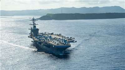 美國海軍學會26日表示，羅斯福號航空母艦打擊群預計將在未來幾週從美國西岸的聖地牙哥啟程，展開為期7個多月的部署。(圖：羅斯福號臉書)