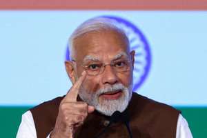 印度總理莫迪(Narendra Modi)表示，印度政府將針對各項考試提供免費線上輔導，減輕民眾負擔。資料照片。