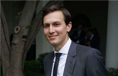 美國總統川普(Donald Trump)的女婿庫許納(Jared Kushner)(圖)將與以色列總理尼坦雅胡(Benjamin Netanyahu)會面。資料照。