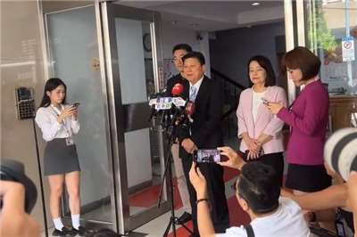立法院長韓國瑜11日痛批國民黨黨團總召傅崐萁缺席黨團協商，傅崐萁今天(12日)出面喊話國民黨要團結。(翻攝國民黨立院黨團直播)