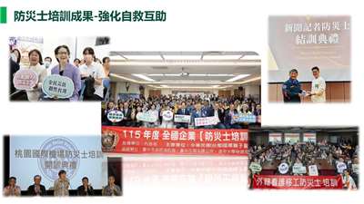 內政部今天(20日)表示，內政部自2018年起推動防災士培訓制度，截至今年8月17日為止，全國已完成受訓的防災士為16萬3,507名，並朝年底20萬名防災士目標邁進。(圖：內政部)