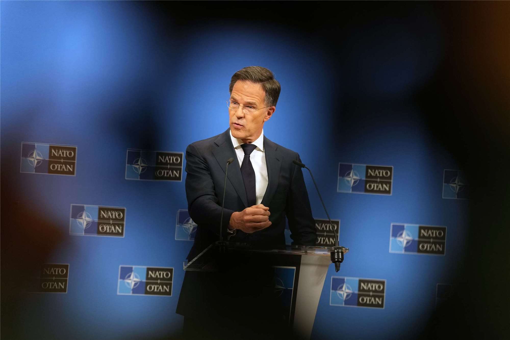 北大西洋公約組織秘書長呂特(Mark Rutte)近日警告，如果中國對台灣採取行動，北京可能會要求俄羅斯在歐洲牽制西方，使其無暇他顧。資料照。