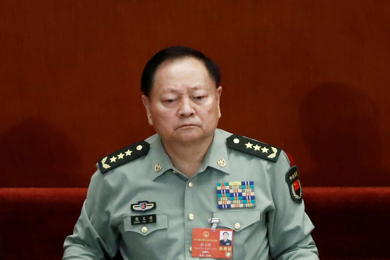 張又俠被免去中國國家軍委副主席職務。資料照片。