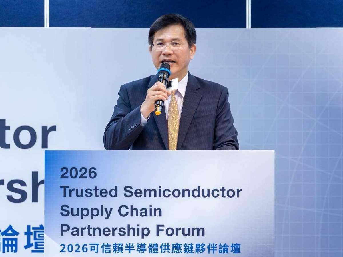 外交部長林佳龍在可信賴半導體供應鏈夥伴論壇致詞表示，台灣的目標是與更多民主夥伴共同建構安全且具韌性的高科技供應鏈  (外交部提供)
