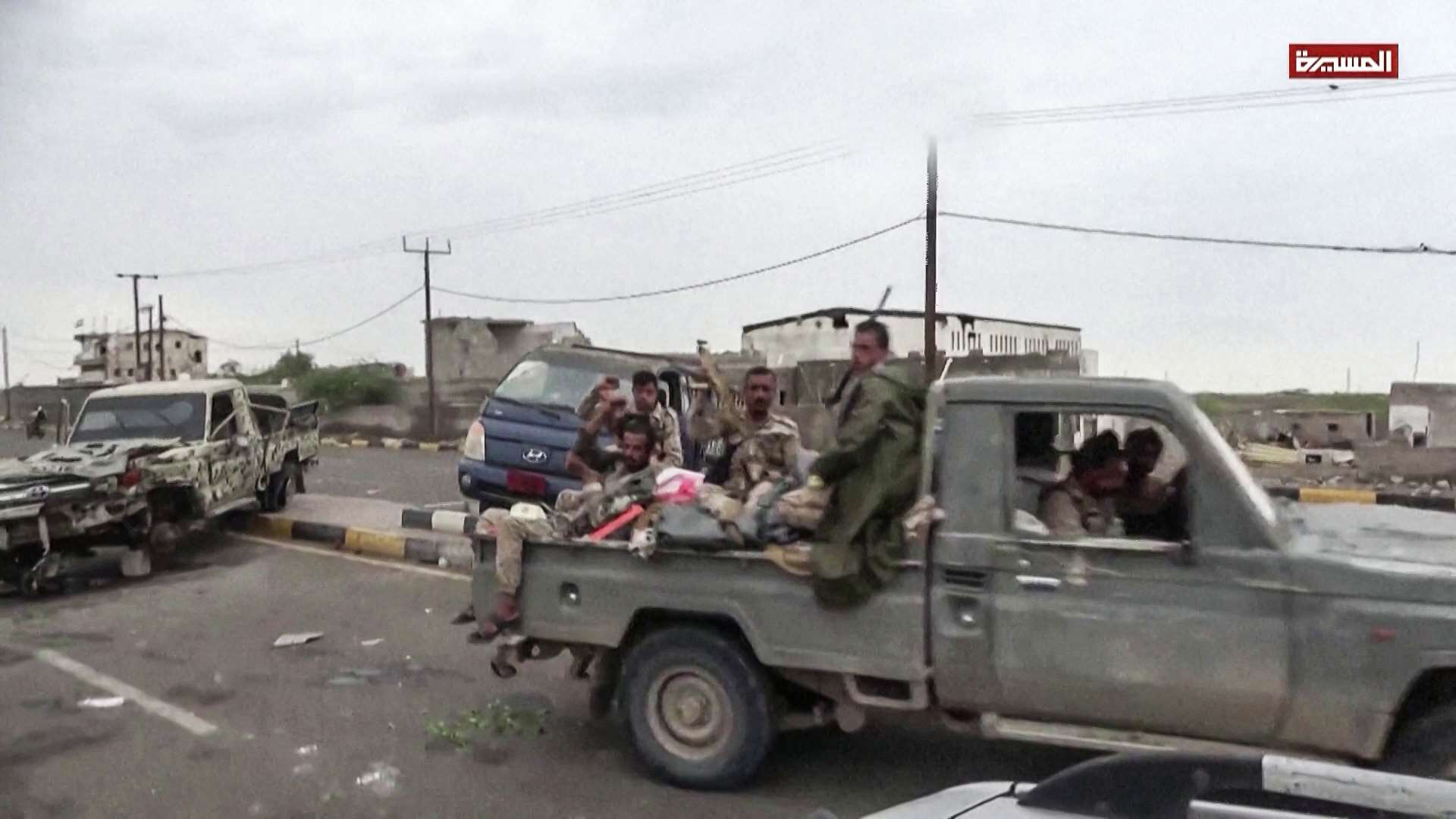 葉門叛軍青年運動（Houthi）戰士11日奪下紅海戰略港市摩卡（Mocha)。資料照片。