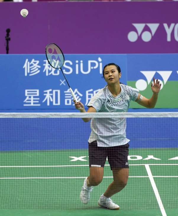 台灣羽球女單好手邱品蒨今天(1日)在世界羽球聯盟(BWF)超級750等級中國羽球大師賽順利闖進16強。(圖 : 邱品蒨臉書)