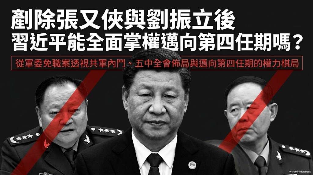 剷除張又俠、劉振立後  習近平重新全面掌權邁向第四任期？！(AI圖)