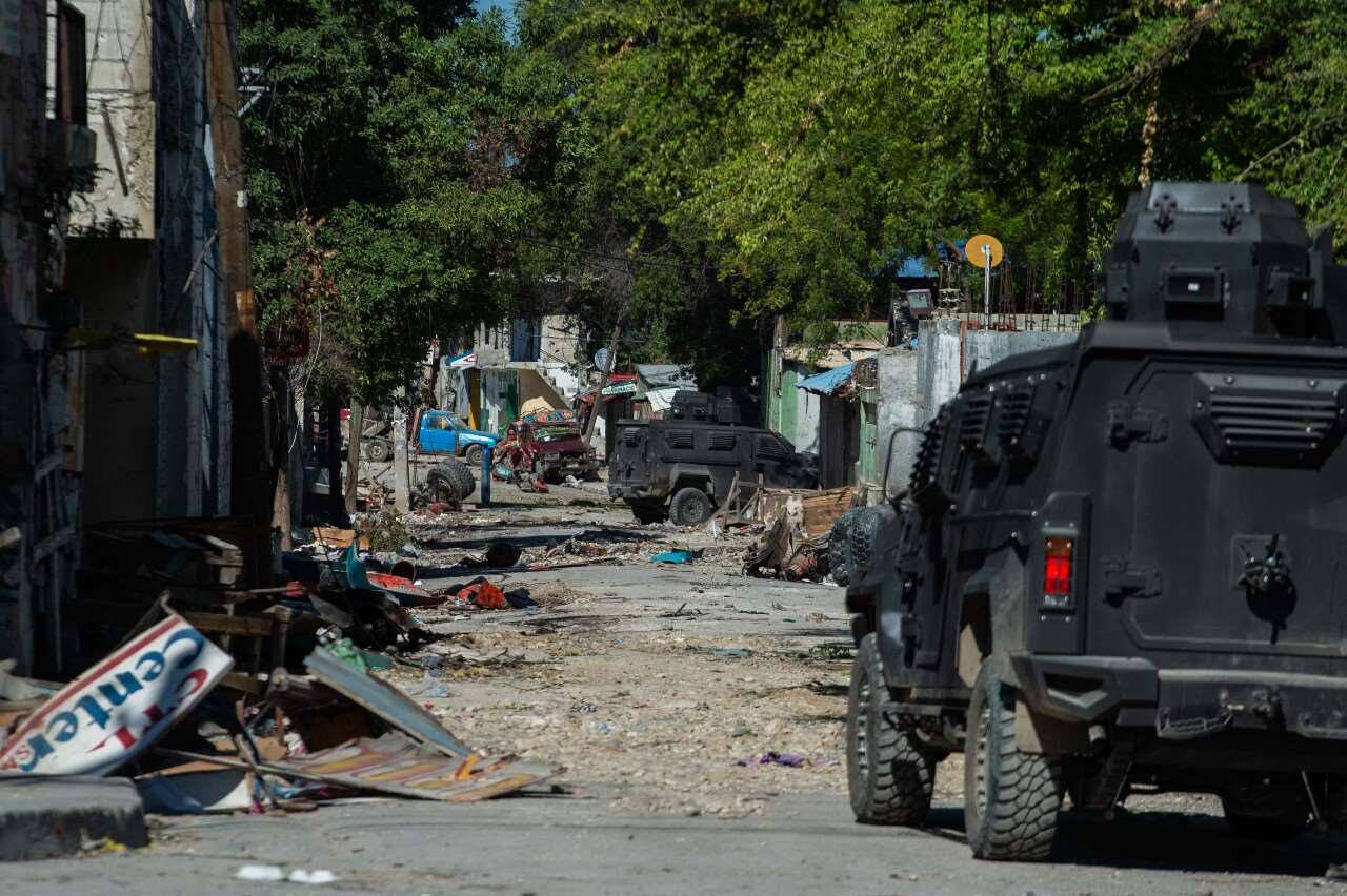 海地動亂不斷，黑幫暴力犯罪頻傳，海地外交部3日敦促聯合國安理會延長對該國支援的國際部隊維安任務期限。資料照。(AFP)