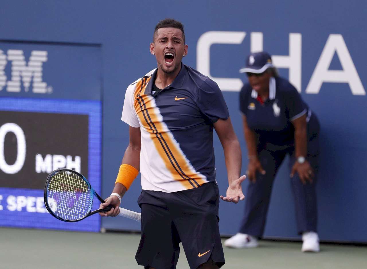 澳洲網球明星基爾喬斯(Nick Kyrgios)因驗出古柯鹼陽性反應，已接受並服完1個月禁賽處分，在完成治療計畫後獲准重返球場。示意圖。(圖:取材自Nick Kyrgios粉專)