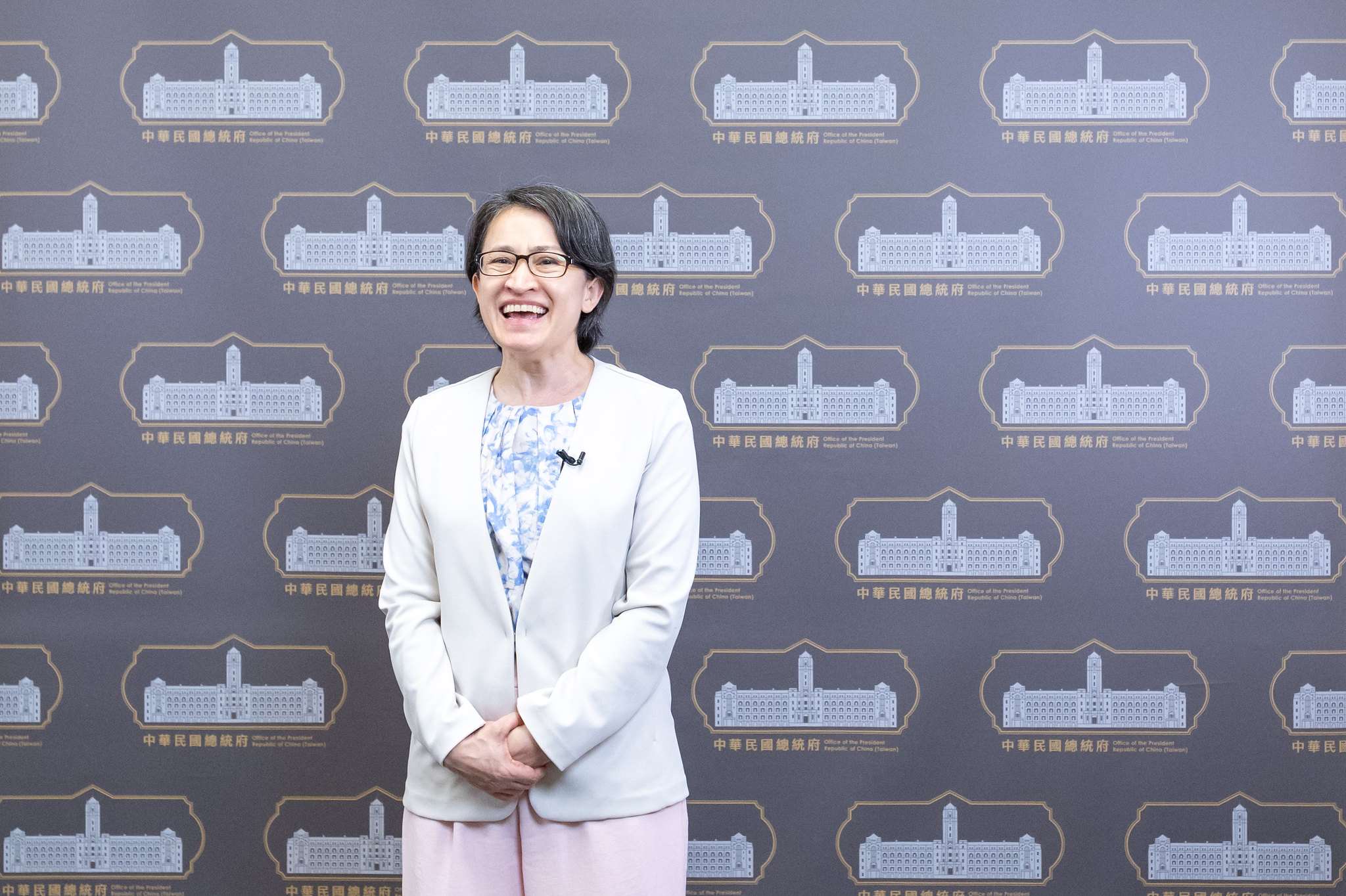 副總統蕭美琴為2026年全球AI高峰會開幕典禮，錄製致詞影片，期盼國際攜手打造可信賴，且以人為本AI。(總統府flickr)