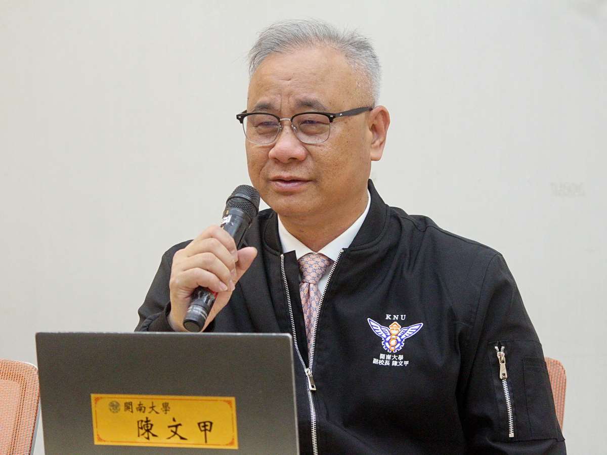 開南大學副校長陳文甲 (央廣檔案照)