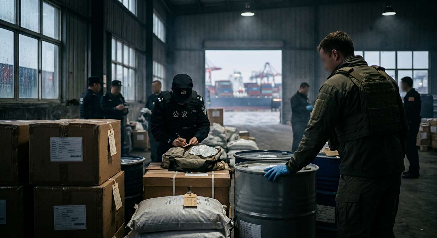 中美日前聯手偵破一起跨國涉毒案，共23人被捕，包括2名中國公民。(示意圖/AI生成)
