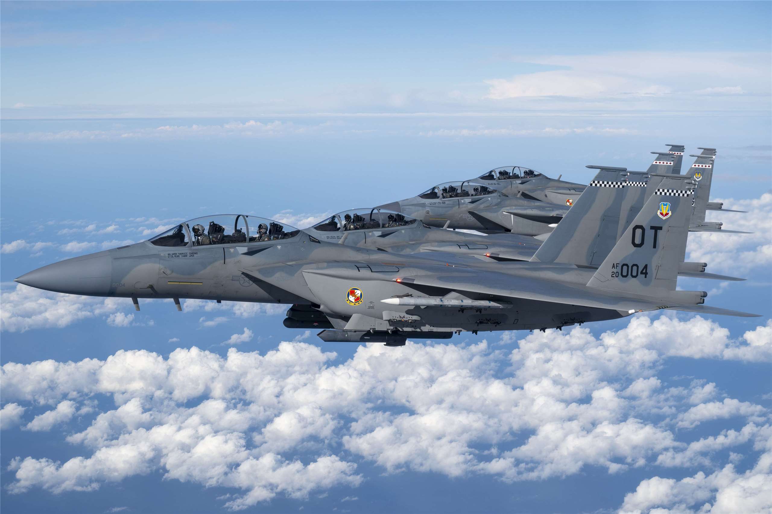 美軍宣布，F-15EX戰機將常駐沖繩。圖為F-15EX戰機。 (圖:美國空軍)