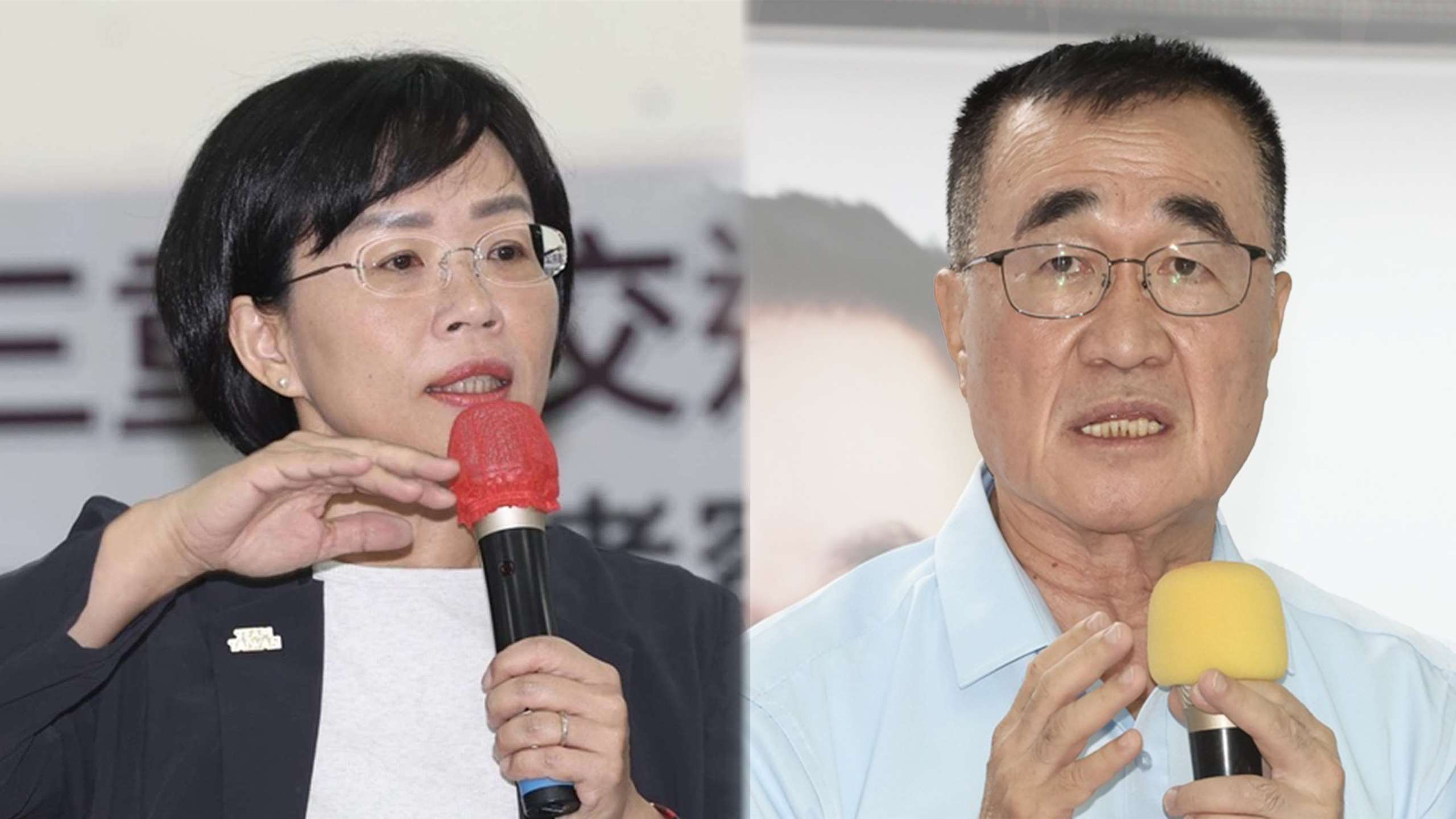 2026新北市長選戰，民進黨蘇巧慧(左)對決國民黨李四川(右)。資料照。