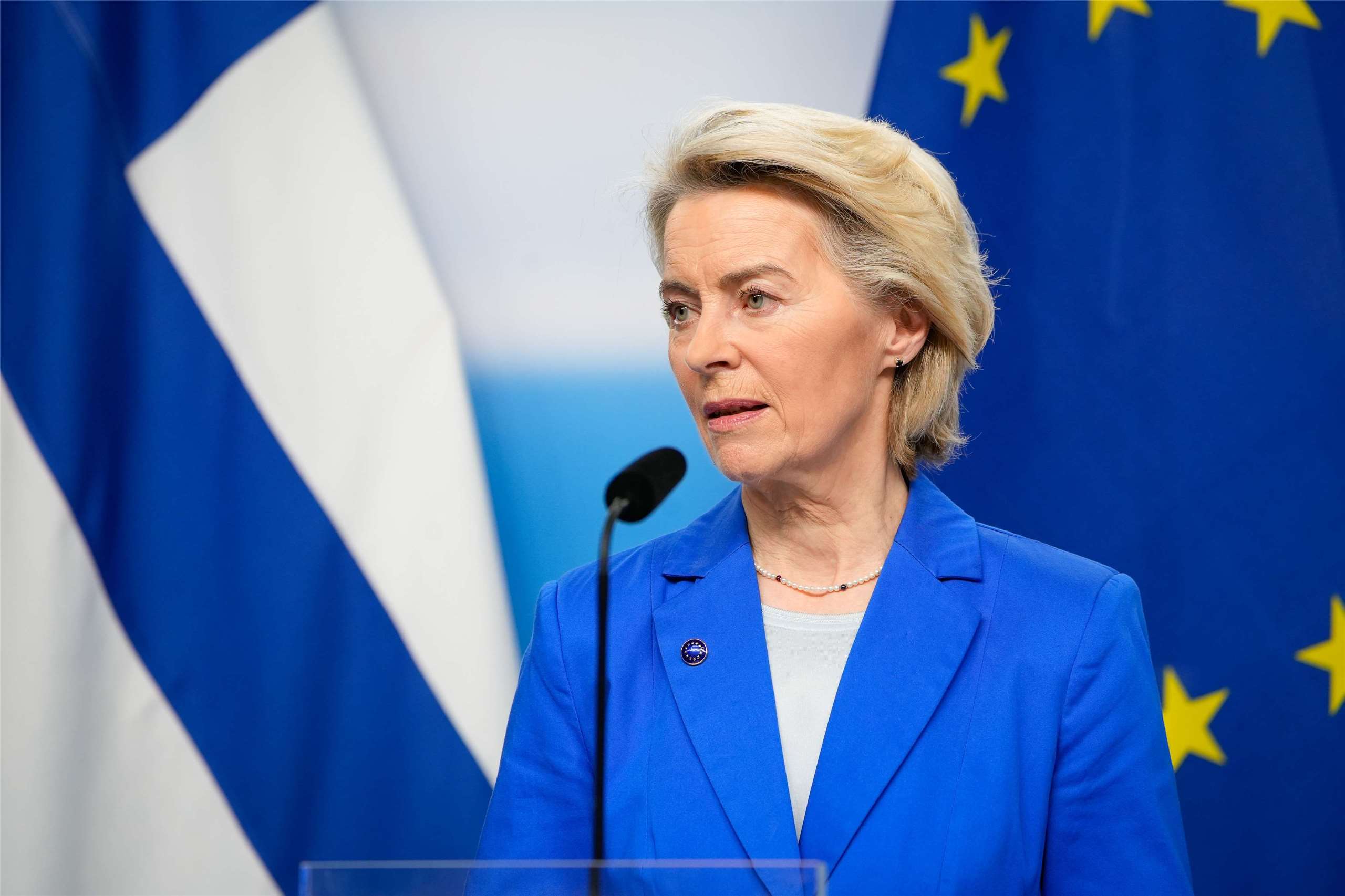 歐盟執委會主席范德賴恩(Ursula von der Leyen)預定6日啟程前往格陵蘭。(圖:EU)