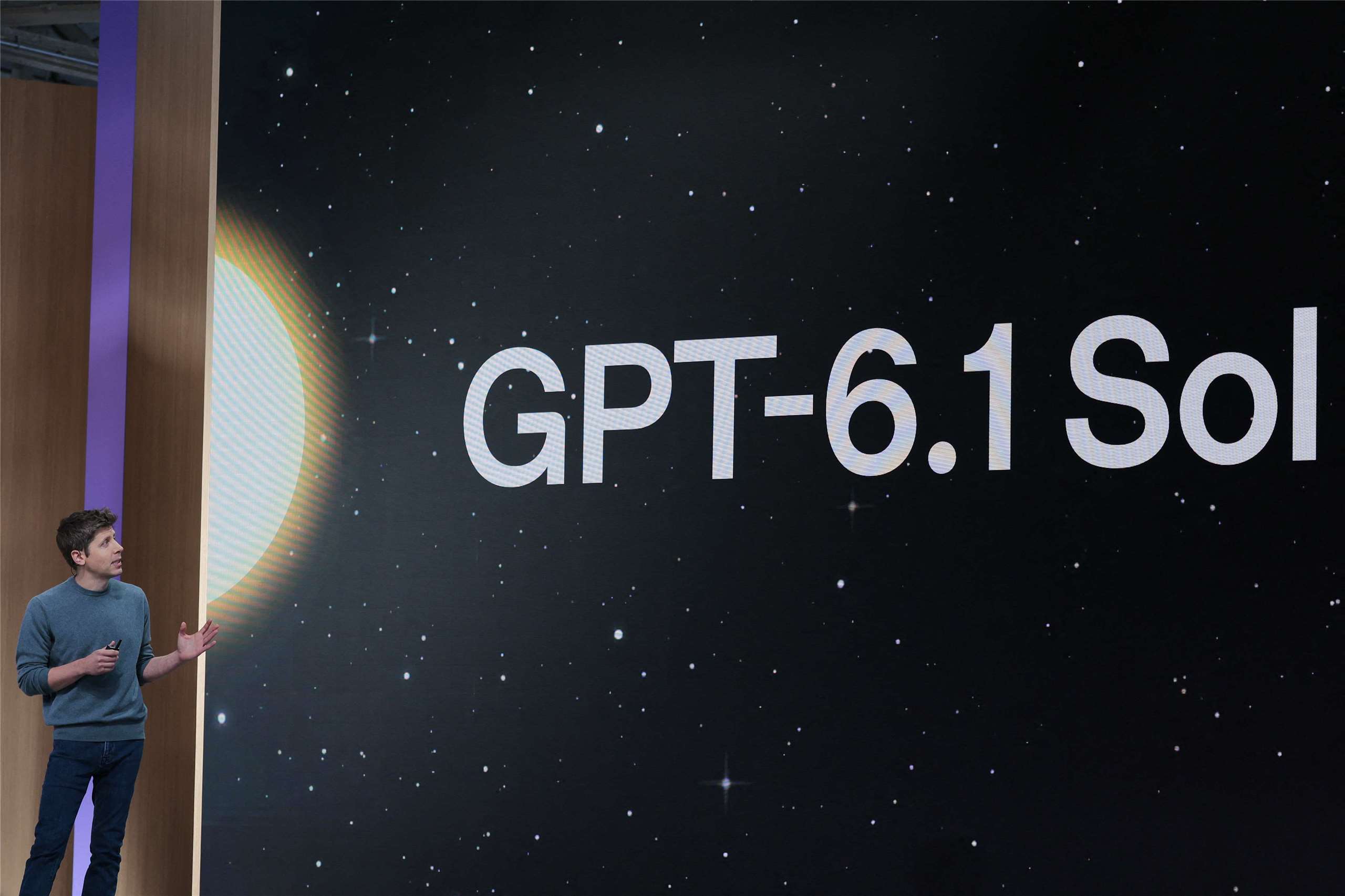 OpenAI推出新款中階AI模型GPT-6.1 Sol。