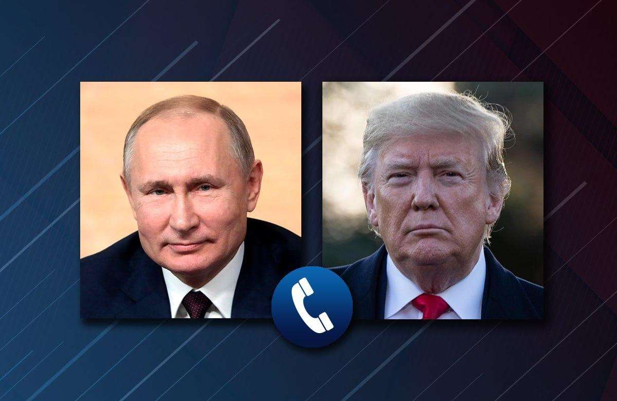 俄羅斯總統普丁(Vladimir Putin)與美國總統川普(Donald Trump)8日進行電話會談。(圖:X@mfa_russia)