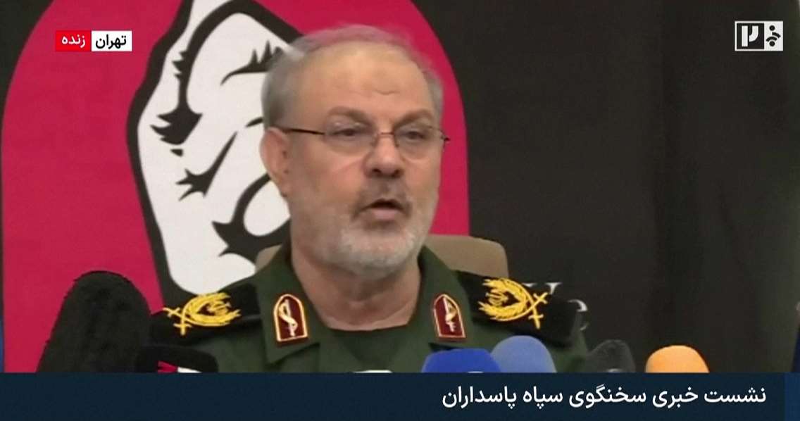 伊朗革命衛隊發言人莫海比(Hossein Mohebi)。(AFP)